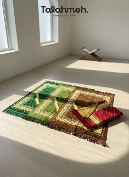 سجادة صلاة تركي بألوان مختلفة